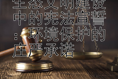 生态文明建设中的宪法宣誓：环境保护的庄严承诺