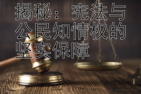 揭秘：宪法与公民知情权的坚实保障