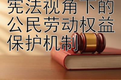 宪法视角下的公民劳动权益保护机制