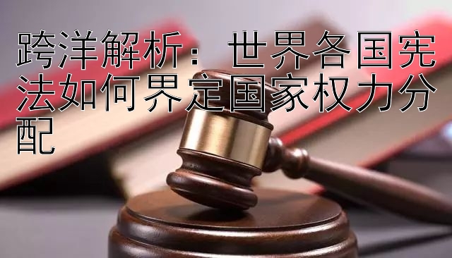 跨洋解析：世界各国宪法如何界定国家权力分配