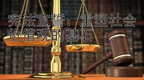 宪法宣誓：重塑社会价值观的基石