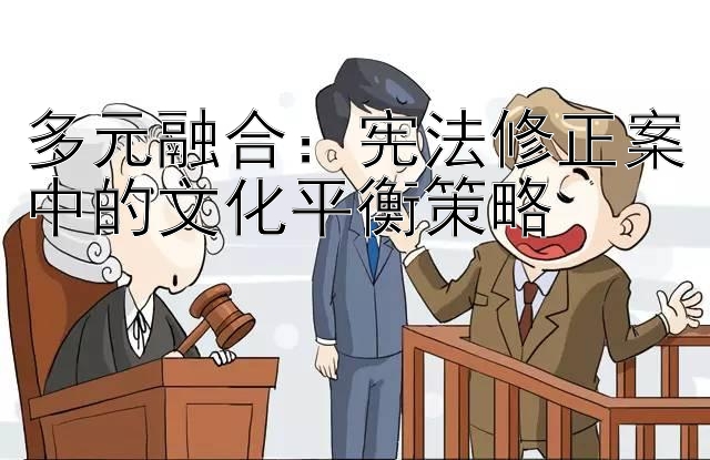 多元融合：宪法修正案中的文化平衡策略