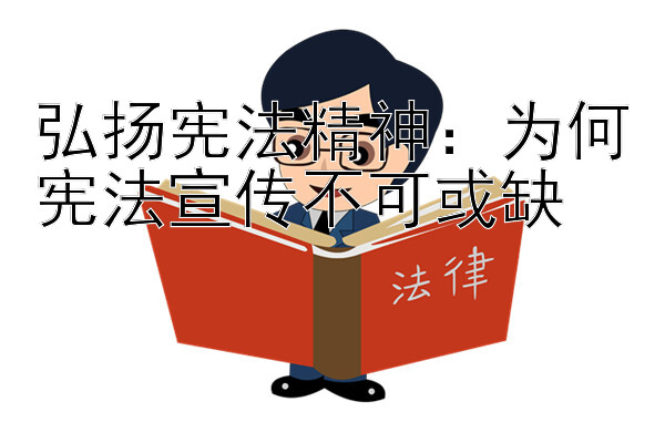 弘扬宪法精神：为何宪法宣传不可或缺