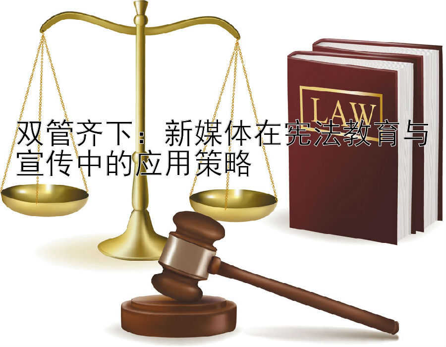 双管齐下：新媒体在宪法教育与宣传中的应用策略