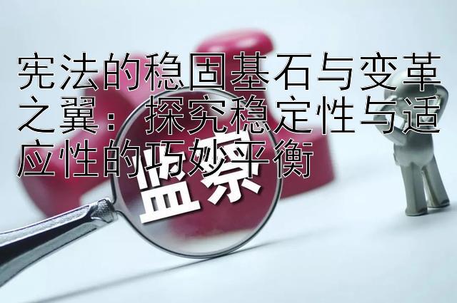 宪法的稳固基石与变革之翼：探究稳定性与适应性的巧妙平衡