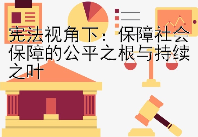 宪法视角下：保障社会保障的公平之根与持续之叶