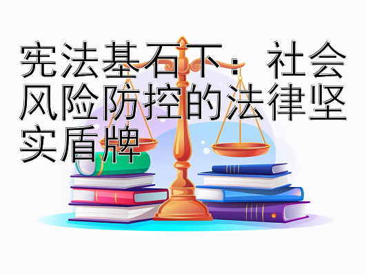 宪法基石下：社会风险防控的法律坚实盾牌