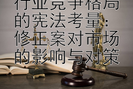 行业竞争格局的宪法考量：修正案对市场的影响与对策