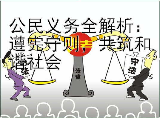 公民义务全解析：遵宪守则，共筑和谐社会