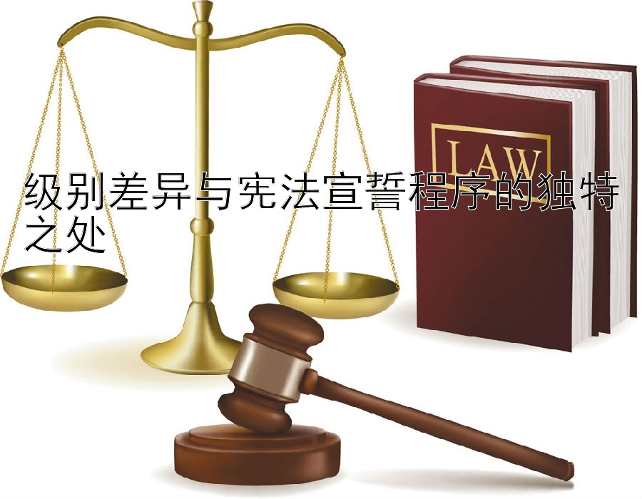 级别差异与宪法宣誓程序的独特之处