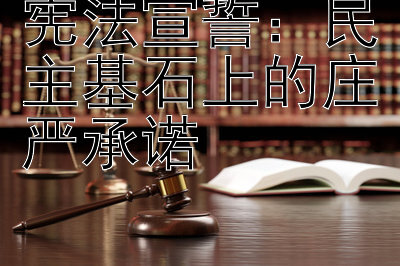 宪法宣誓：民主基石上的庄严承诺