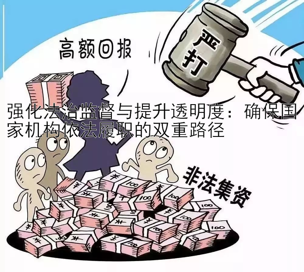 强化法治监督与提升透明度：确保国家机构依法履职的双重路径