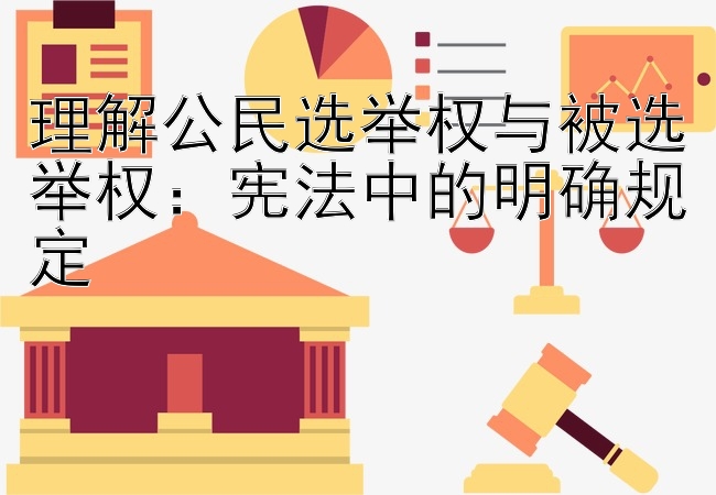 理解公民选举权与被选举权：宪法中的明确规定