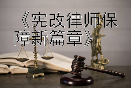 《宪改律师保障新篇章》