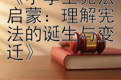 《小学生宪法启蒙：理解宪法的诞生与变迁》