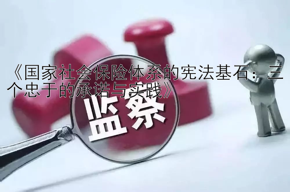 《国家社会保险体系的宪法基石：三个忠于的承诺与实践》