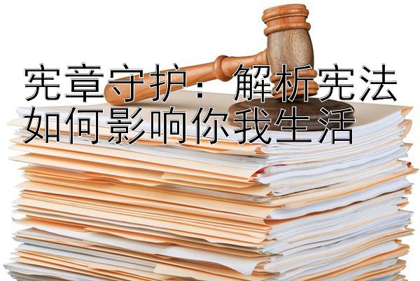 宪章守护：解析宪法如何影响你我生活